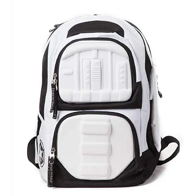 Star Wars Bag Stormtrooper 3d Molded Official White Storm Trooper Star Wars Bag Stormtrooper 3d Molded Official White Storm Trooper Backpack