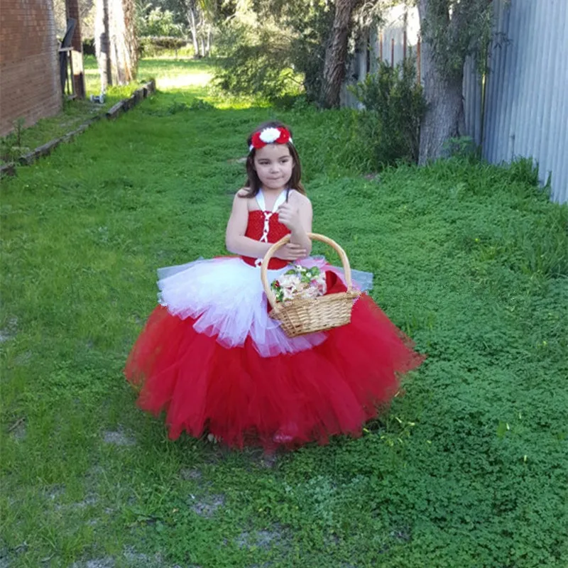 Красная Шапочка; рождественские костюмы на Хэллоуин; маскарадное платье-пачка для девочек; Детские вечерние платья принцессы для выступлений