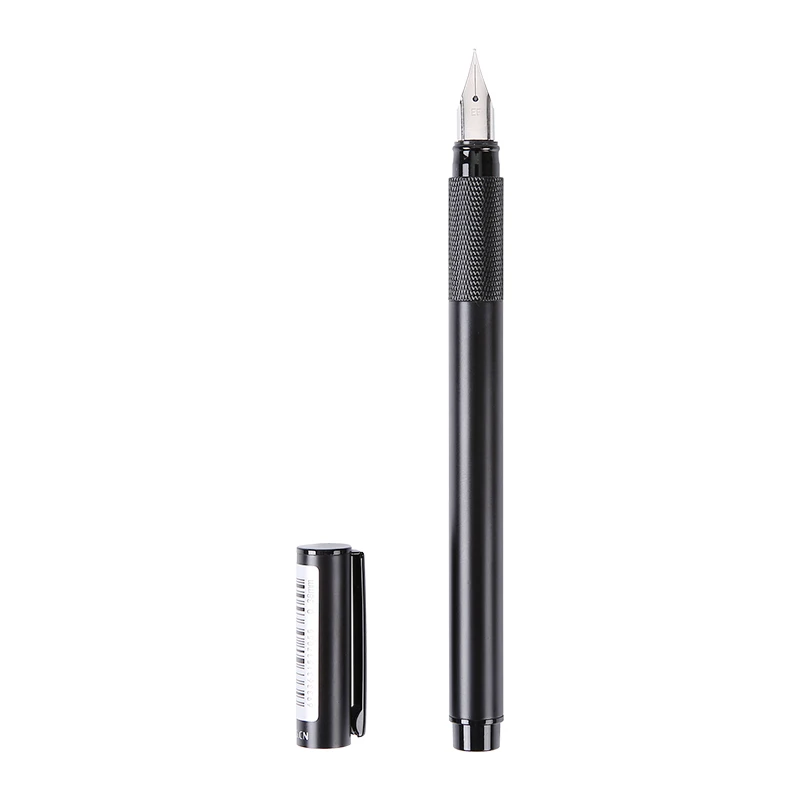 Ручка перьевая металлическая с серебристым зажимом 0 38 мм|fountain pen 0.38mm|metal fountain penink |