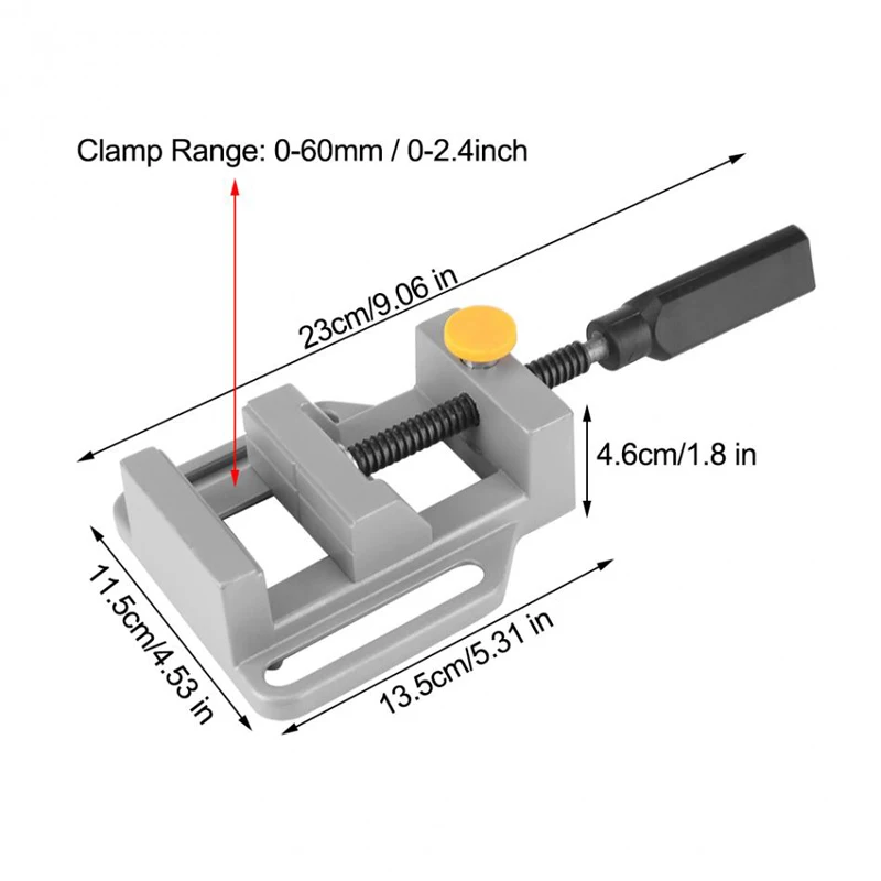 Kopen 1 st Reparatie Tool Voor Kolomboormachine Bankschroef Klem Bank Tafel Monteur Machine Metalen Werk Craft Repair Fix Tool