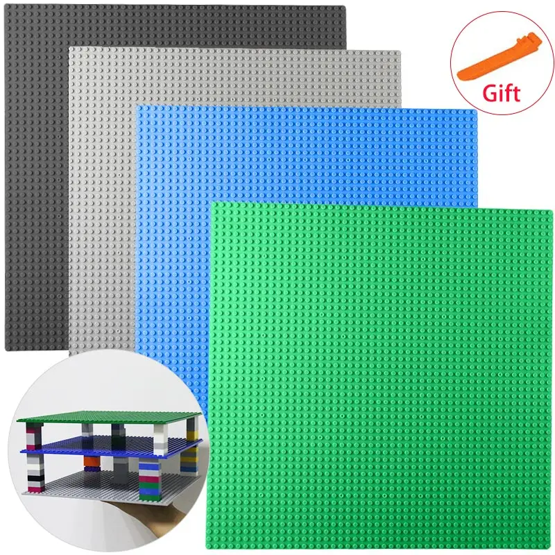 Small Bricks Building font b Block b font DIY Baseplates 32 32 Dots Base plate 25
