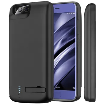 

Double use time! High Quality 6000mAh Battery case For XIAOMI 6 / 5S External Power bank Charger TPU Frame Phone cover Cases