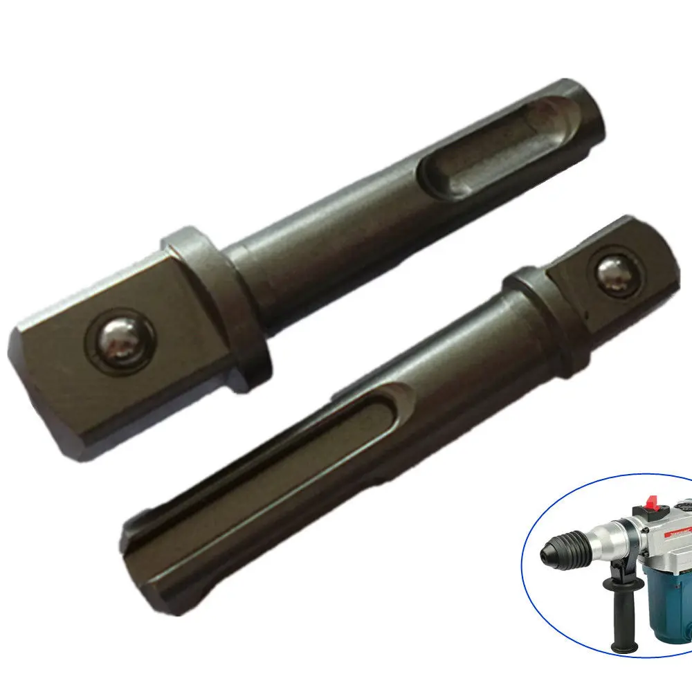 3Pcs SDS Socket Adaptor Set 1/4" Hex Shank Screwdriver Bit Holder Socket Adaptor Converter For SDS Hammer Drill