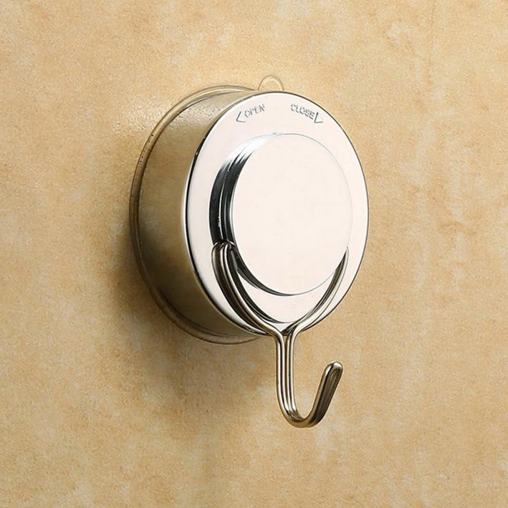 

1PCS Hanger Hook Vacuum Suction Cup Sucker Shower Towel Bathroom Kitchen Wall Door Hook Hanger