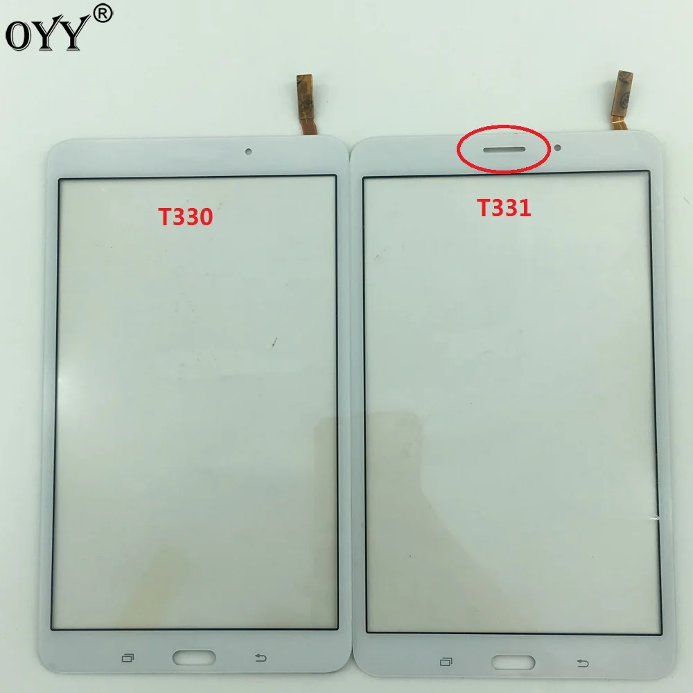 8 дюймов Сенсорный экран планшета Стекло Панель Запчасти для авто для Samsung Galaxy Tab 3 8,0 SM-T331 T331 SM-T330 T330 черного и белого цвета