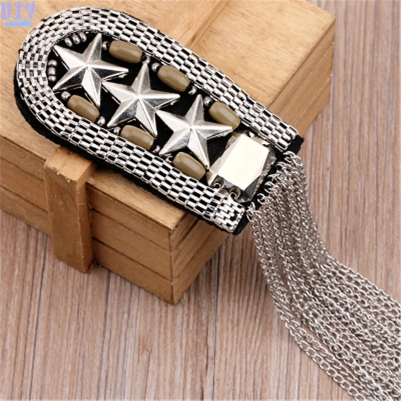 2 шт. металлические эполеты с бусинами 5 звезд|shoulder boards|pins militarybadge badges |