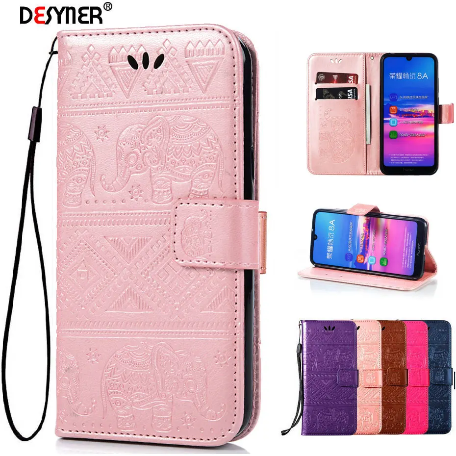 

Flip Case for huawei Honor 8A JAT-LX1 Case Luxury Wallet PU Leather Phone Case For Huawei Honor 8A 8 A Honor8A Case On 8A Cover