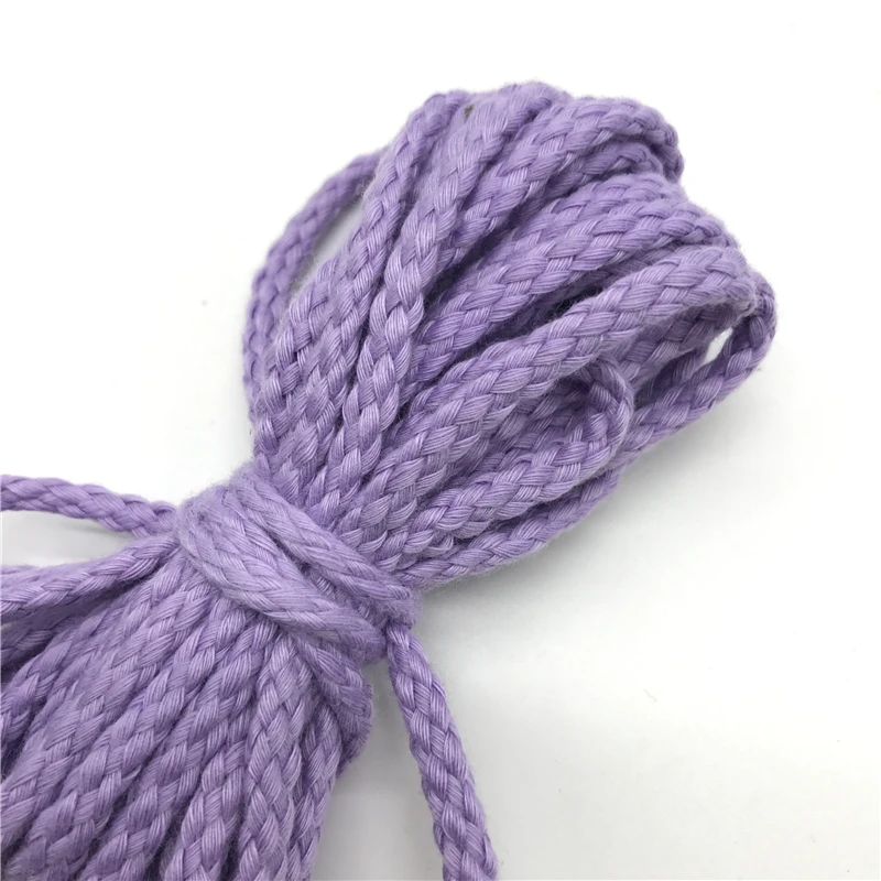 5yards 6mm Cotton Rope For Handmade Decoration DIY