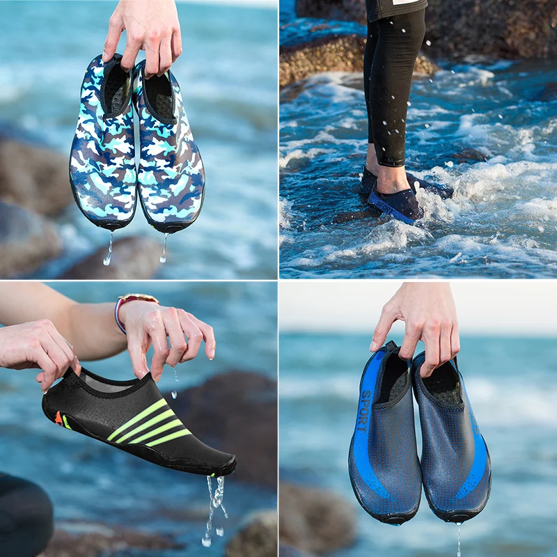 Летняя обувь; Мужская дышащая обувь для плавания; женские резиновые кроссовки; пляжные шлепанцы для взрослых; обувь для плавания; носки для дайвинга