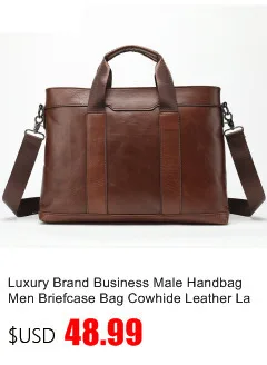 Высококачественная Мужская сумка через плечо, портфель Crazy Horse, кожаная сумка, мужские сумки-мессенджеры, мужские дорожные сумки, портфель, чехол для ноутбука