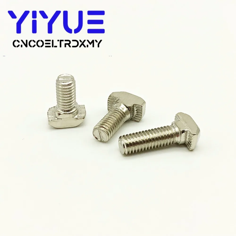 10 шт. M5* 10/M5*12/M5*16 болты для 40 т-образных Т-образных болтов Т-образные болты с Т-образной головкой винтовой желоб T-bolt серии