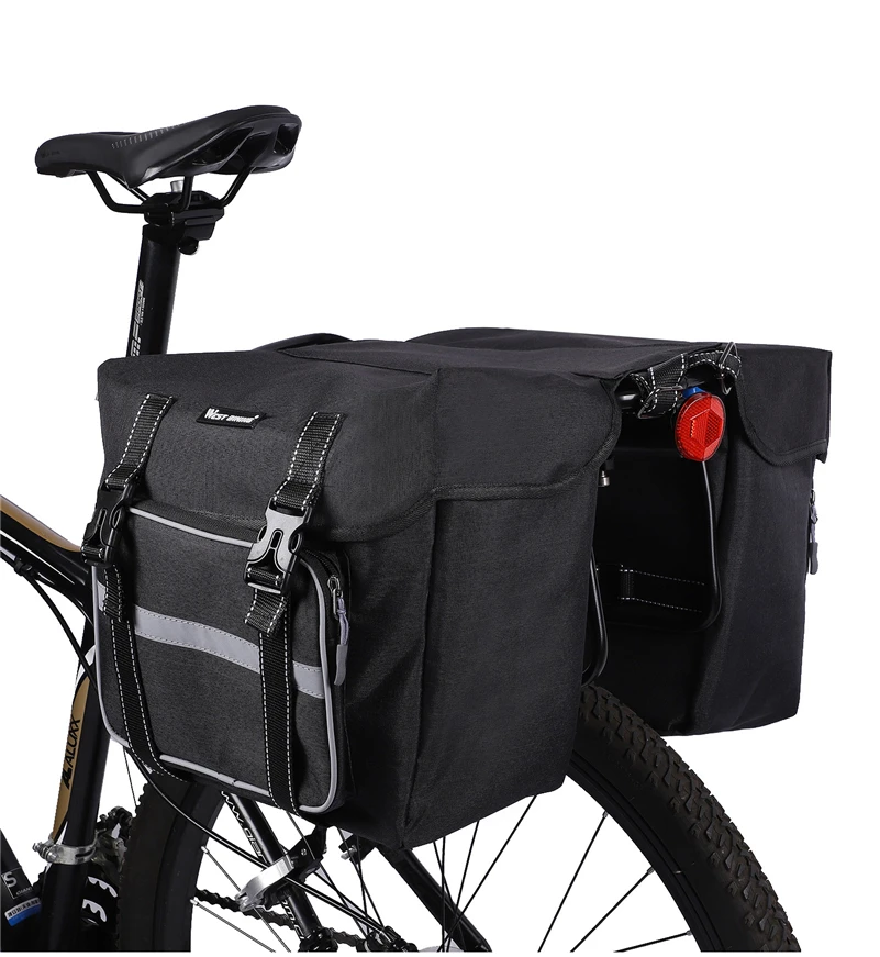 WEST BIKING 10-25L рюкзак для велосипеда Bolsa Bicicleta Carrier, сумки для багажника для велоспорта, велосипеда, велосипеда, задняя дорожная сумка для багажа