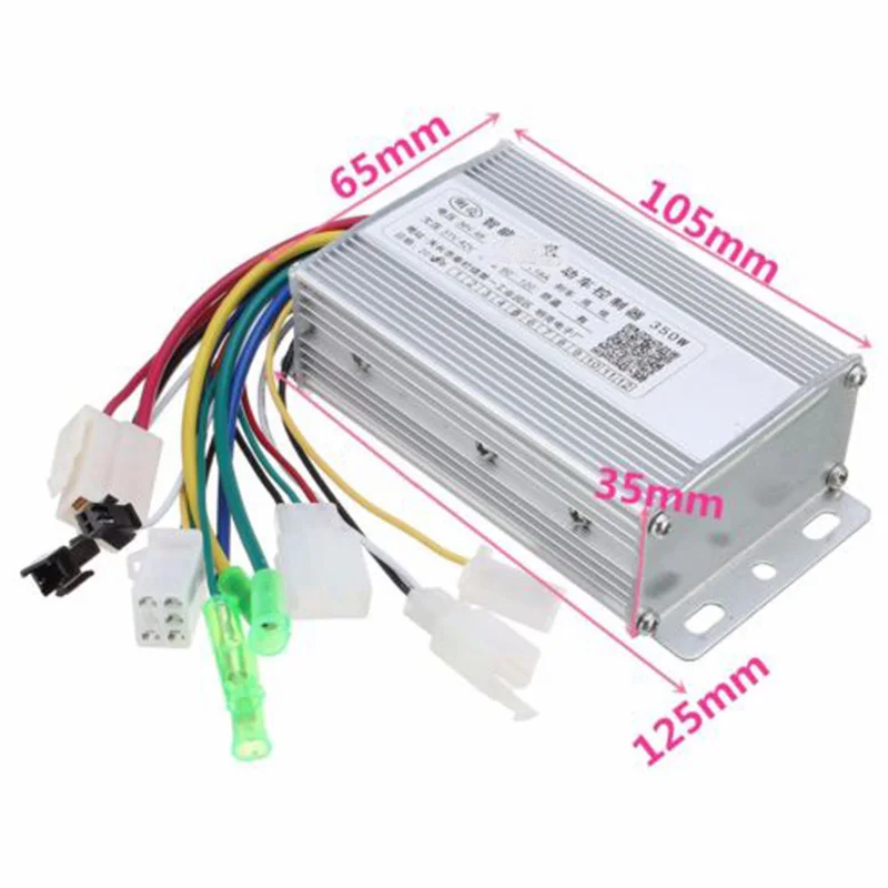 Top 36V/48V 350W E-Bike Control Unit Bicycle Motor Brushless Controller 1