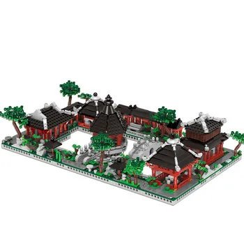 

Suzhou Gardens Streetscape Originality Architecture Model Small Grain Building Block XB01110