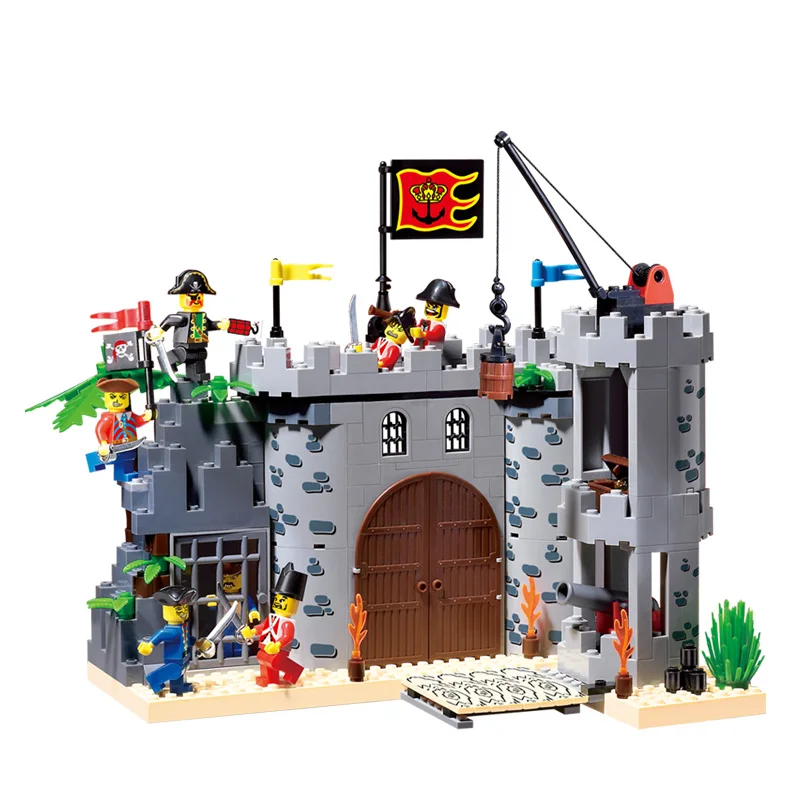 Enlighten Models Building toy Compatible with Lego E310 366pcs Barrack Blocks Toys Hobbies For Boys Girls Model Building Kits