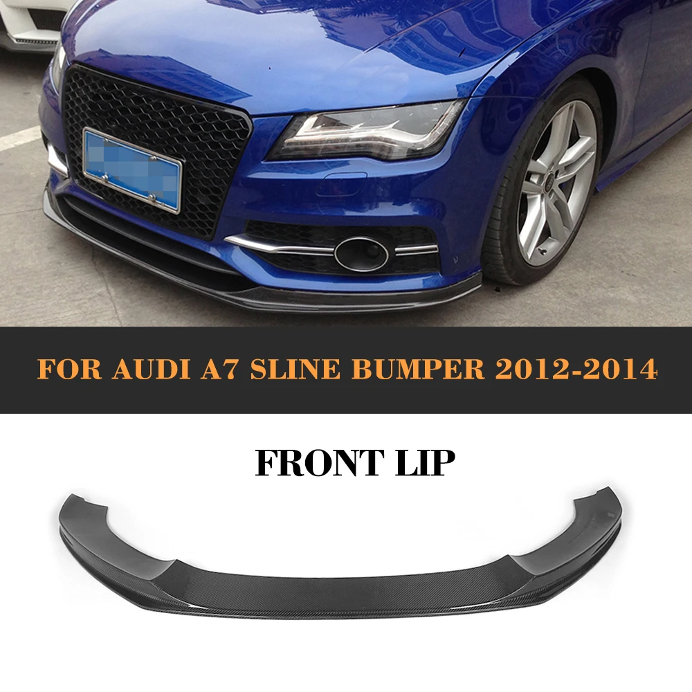 Compare Voor S7 Carbon Fiber Autovoorzijde Lip Auto Spoiler voor Audi S7 A7 Sline 2012 2013 2014 Niet voor A7 Compare Voor S7 Carbon Fiber Autovoorzijde Lip Auto Spoiler voor Audi S7 A7 Sline 2012 2013 2014 Niet voor A7