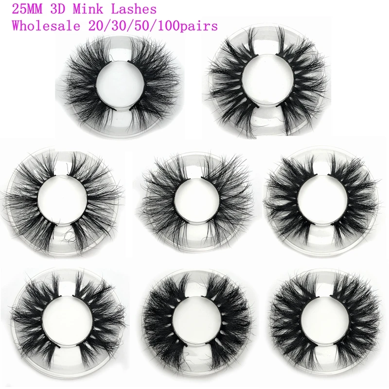 Günstig Mikiwi 25mm Nerz Wimpern 20 30 50 Großhandel 3D Nerz Wimpern runde fall kunden verpackung Label Make Up dramatische Lange Nerz Wimpern