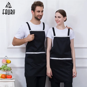 

High Quality Unisex Adjustable Strappy Multi-pocket Food Service Catering Restaurant Cafe Bakery Home Cooking Kitchen Work Apron