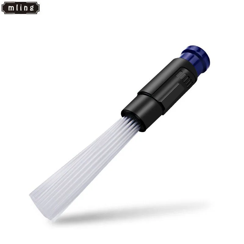

mling 1PC Universal Vacuum Attachment Dust Daddy Small Suction Brush Tubes Cleaner Remover Tool Cleaning Brush for Air