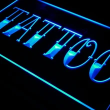 I550 тату Магазин Бар Паб искусство пирсинг светодиодный неоновый свет вывески Вкл/Выкл Переключатель 20+ цвета 5 размеров