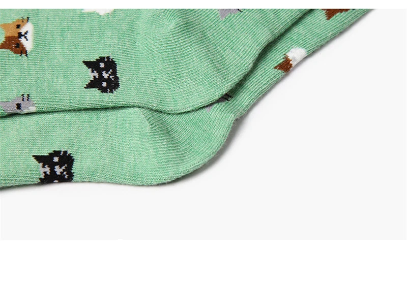 4 пар/лот женские чесаные хлопковые носки в сетку Kawaii Мультфильм Носки для кошек Женские Дышащие носки