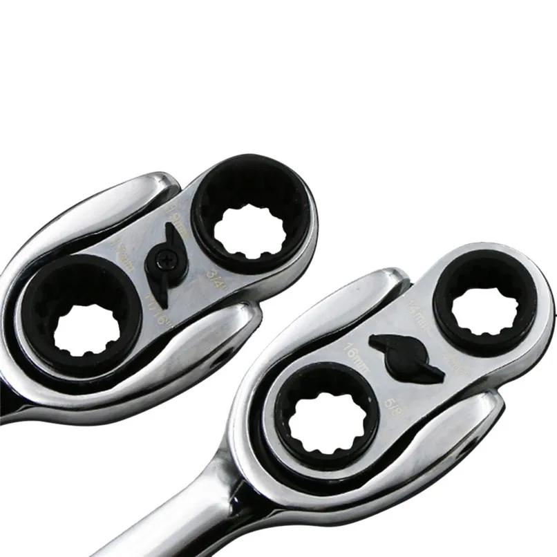 Multifunctional Ratchet Handle Wrench Double Box End Ratcheting Wrench Metric Universal Spline XL Flexible Head 34 In 1 #2f21 (14) - 
