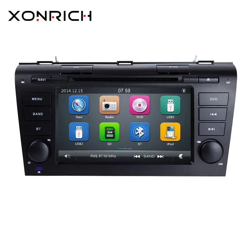 

AutoRadio 2din Car DVD Player for MAZDA3 MAZDA 3 2004 2005 2006 2007 2008 2009 Tape Recorder Stereo Bluetooth GPS Navigation RDS