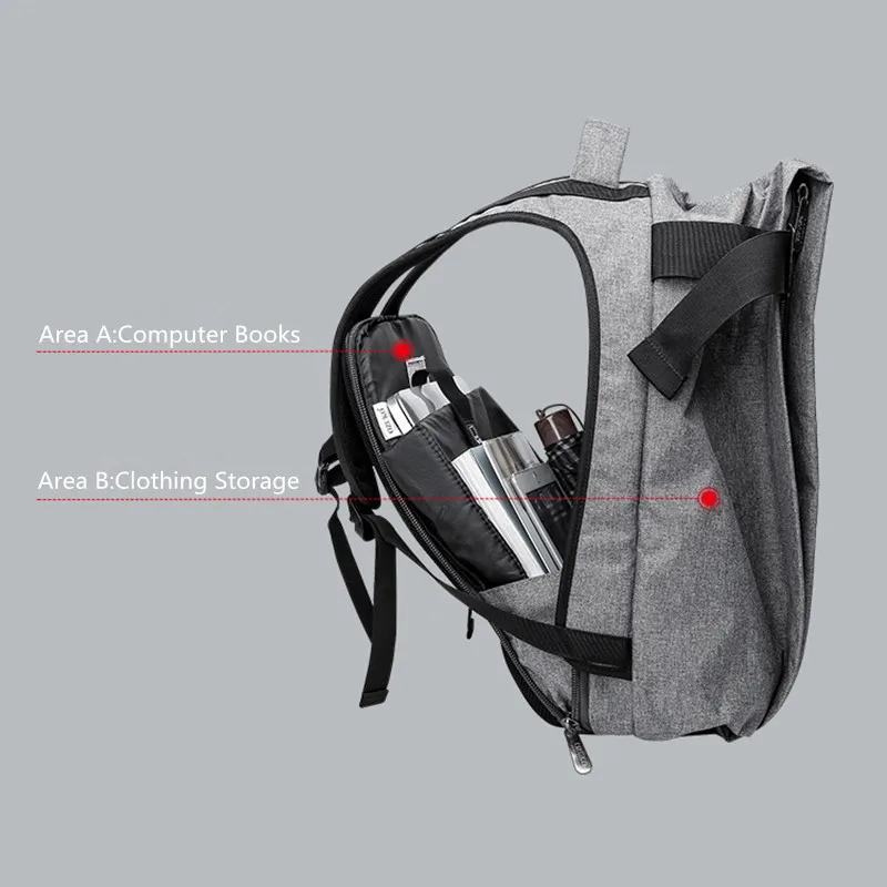 OZUKO الأزياء الكورية حقيبة كمبيوتر محمول الرجال 15.6 السفر حقيبة ظهر كبيرة قدرة مكافحة سرقة الظهر حقيبة مدرسية عارضة للماء OZUKO الأزياء الكورية حقيبة كمبيوتر محمول الرجال 15.6 السفر حقيبة ظهر كبيرة قدرة مكافحة سرقة الظهر حقيبة مدرسية عارضة للماء