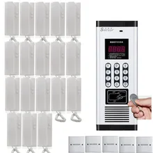 Умеренная цена Невидимый дверной для системы домофона. в течение 18-квартира аудио дверной телефон, ID карты и пароль разблокировки функции