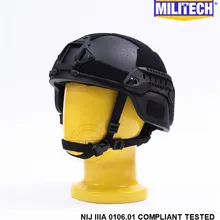MILITECH Black BK MICH NIJ уровень IIIA 3A Тактический Twaron Пуленепробиваемый Шлем ACH ARC OCC циферблат лайнер арамидный баллистический шлем уплотнение
