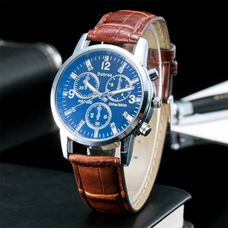 

2019 fashion Leather Watches Men Top Brand luxury Casual men's watch Relogio Masculino Mens Sports Clock Analog Quartz Wrist
