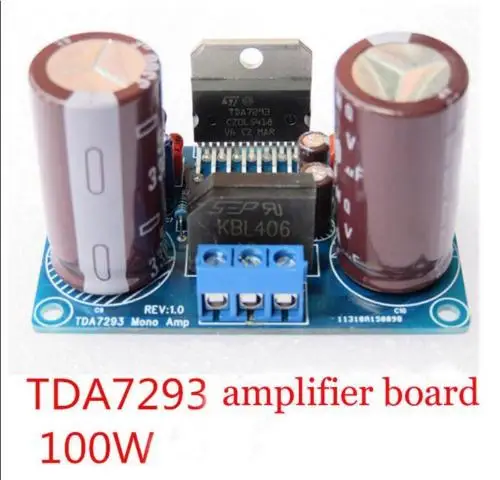 

TDA7293 Mono Channel Amplifier Board 100W High Power with Rectifier Filter