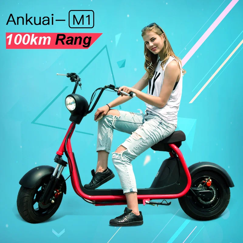 10 inch smart electric skateboard city scooter electric bicycle 60V lithium scooter 800W motor 