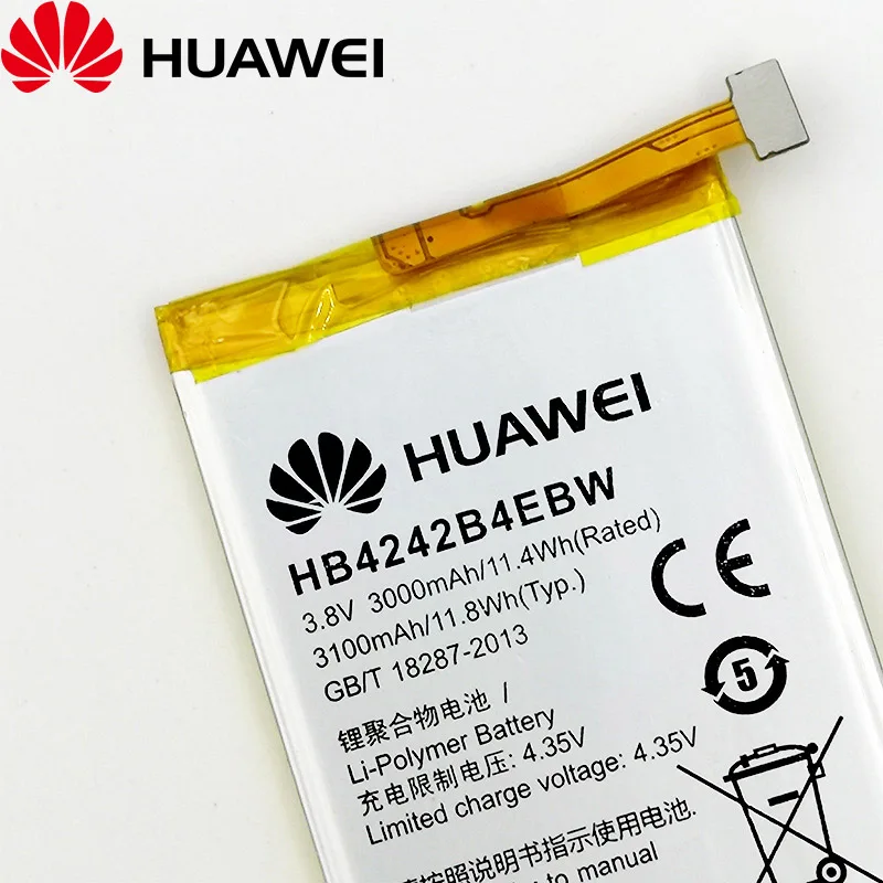 Huawei HB4242B4EBW 3000 мА/ч, высокое качество Батарея для huawei honor 6 honor 6 4X H60-L01 H60-L02 H60-L11 H60-L04 чехол для телефона