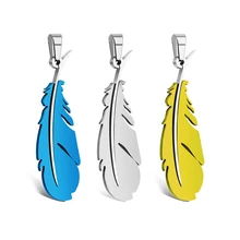 1,6*4,8 мм перо из нержавеющей стали Плавающие Подвески Кулоны для изготовления ювелирных изделий Серебристые шармы браслет ожерелье аксессуары