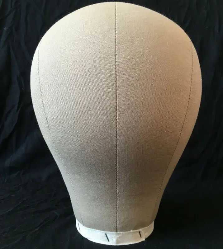 USA 21-24'' Canvas Head Wig Making Mannequin Model Block Head t Cap Hat Display Stand
