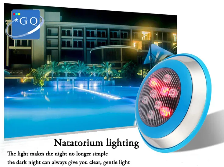 Светодиодный подводный светильник ing6w9w12w18w27w36W54w светодиодный светильник для бассейна IP68 AC/DC12V24V светильник ing лампы RGB пруд светодиодные фонтаны лампа