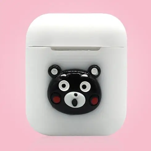 Ручной силиконовый чехол для Apple Airpods аксессуары Защитная крышка уникальный милый мультфильм Antidust сумка DIY случае