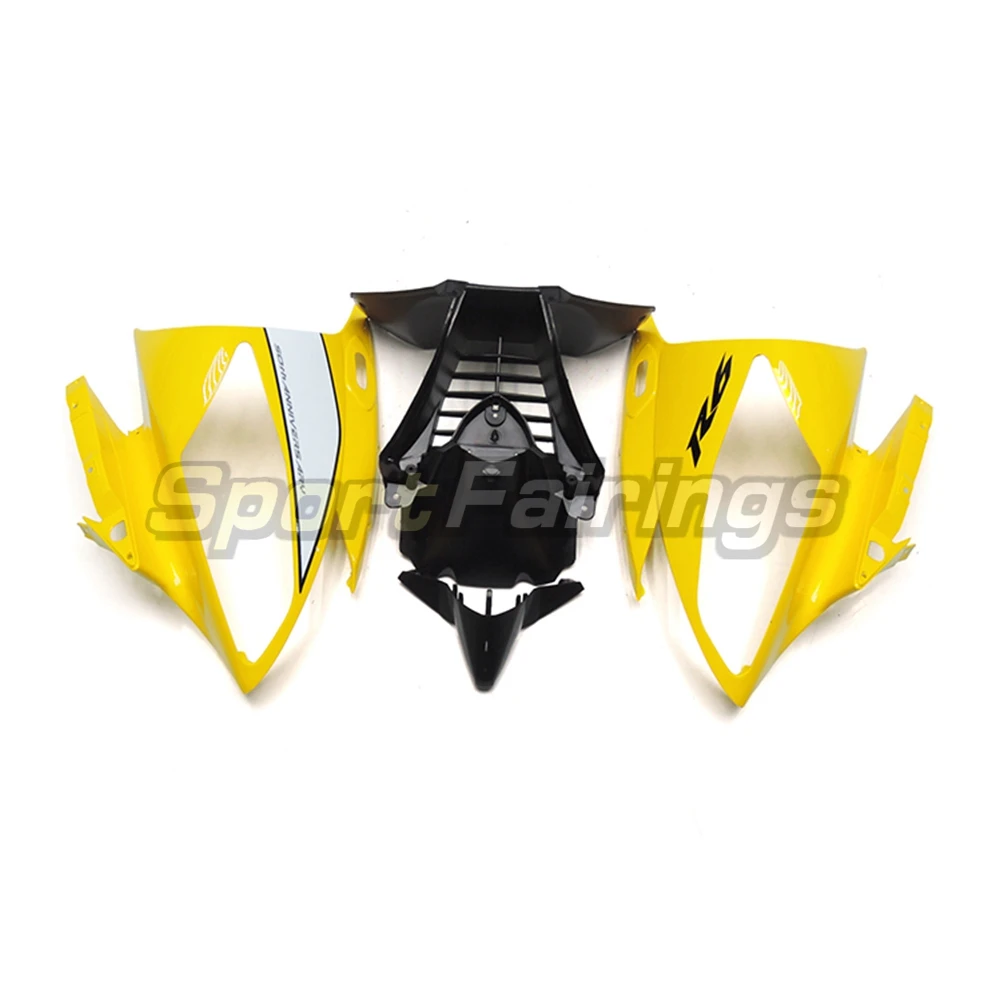 Инжекционные Обтекатели для YAMAHA YZF600 R6 06 07 2006 2007 пластиковый мотоциклетный обтекатель abs комплект Carenes желтый черный полный крышки
