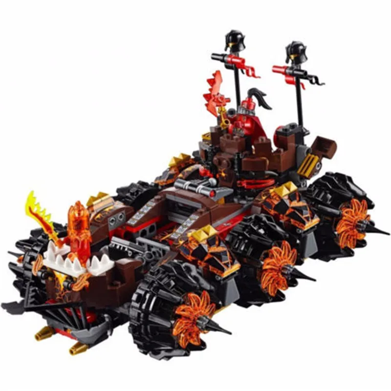 

Nexus Knights Siege Machine Model building kits Blocks Compatible with legoingly Nexus Knights Bricks Educational children toys
