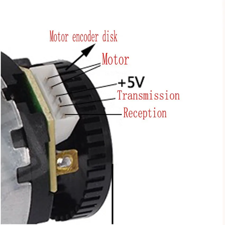 DC мотор кодер+ Алюминий Двигатель кронштейн 12v125rpm мощный высоким крутящим моментом DC Двигатель редуктор Двигатель лошадь