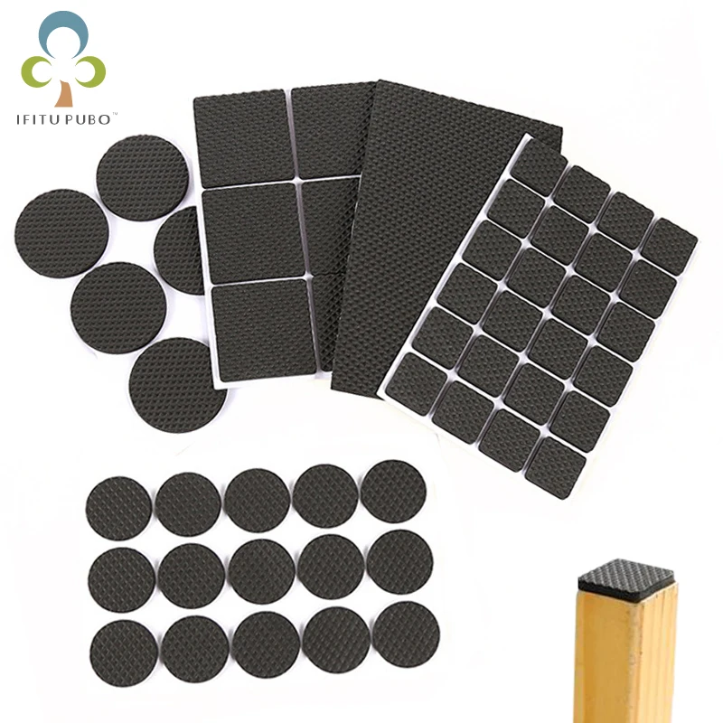 2 листа Нескользящие самоклеющиеся напольные протекторы мебель диван стол стул
