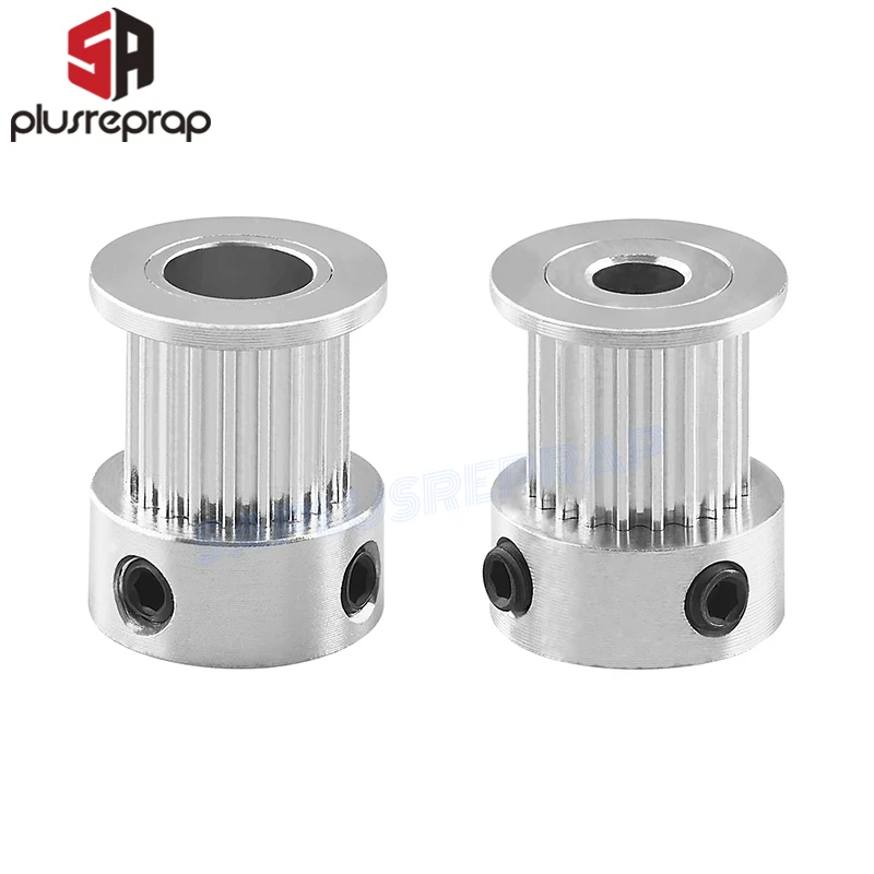 Sourcing Map 10pcs 2GT Idler Pulley 5mm Bore 18mm Dia