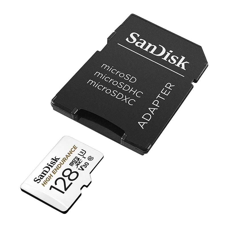 SanDisk 32 Гб высокопрочная Micro SD карта 64 Гб 128 Гб карта памяти 256 ГБ TF карта C10 U3 V30 4K UHD для видеорегистратора/мониторинга 100 МБ/с./с