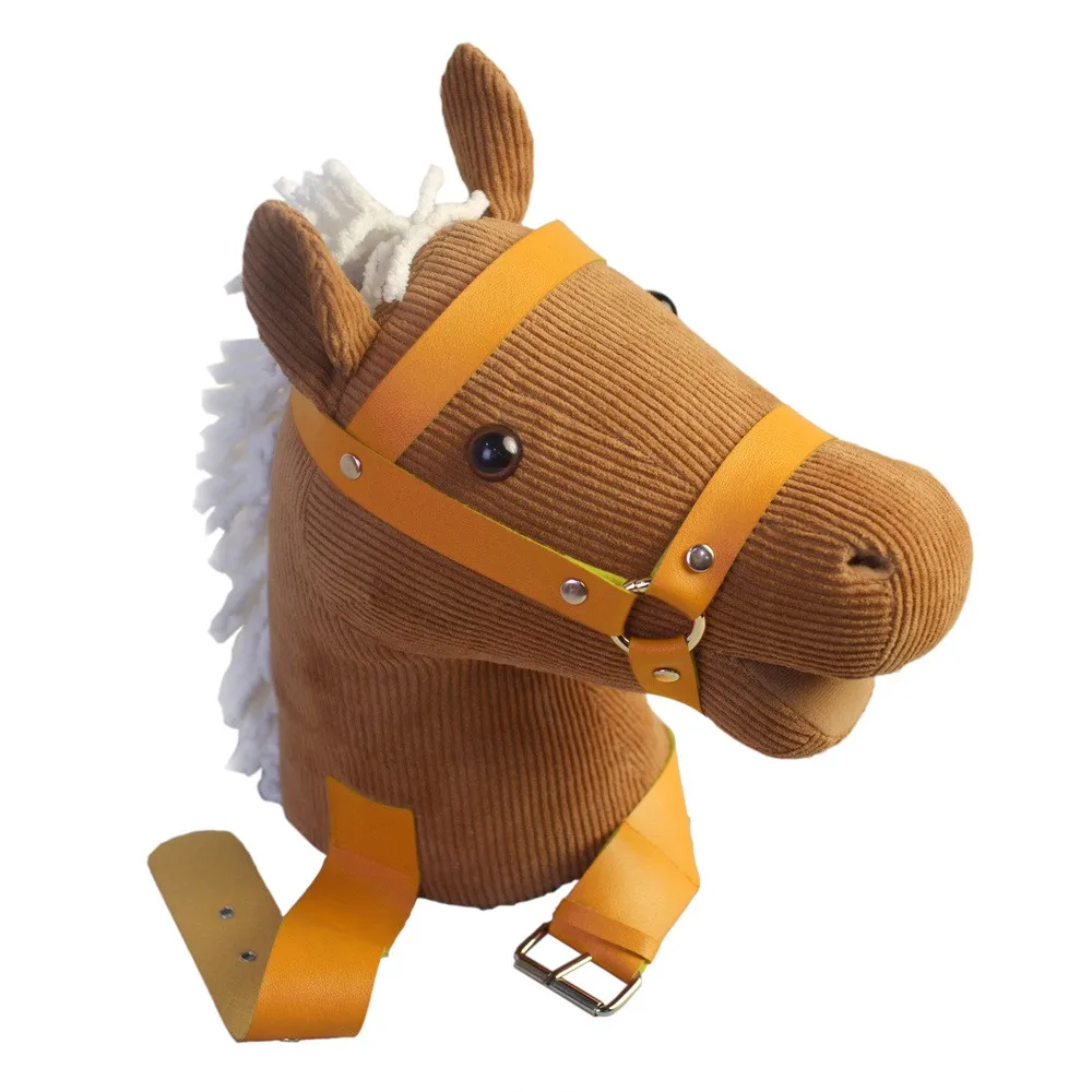 

MUQGEW Happy Horse Soft Rocking Horse Plush Toy Emotional Companion Parent-child Toys Stuffed & Plush Animals