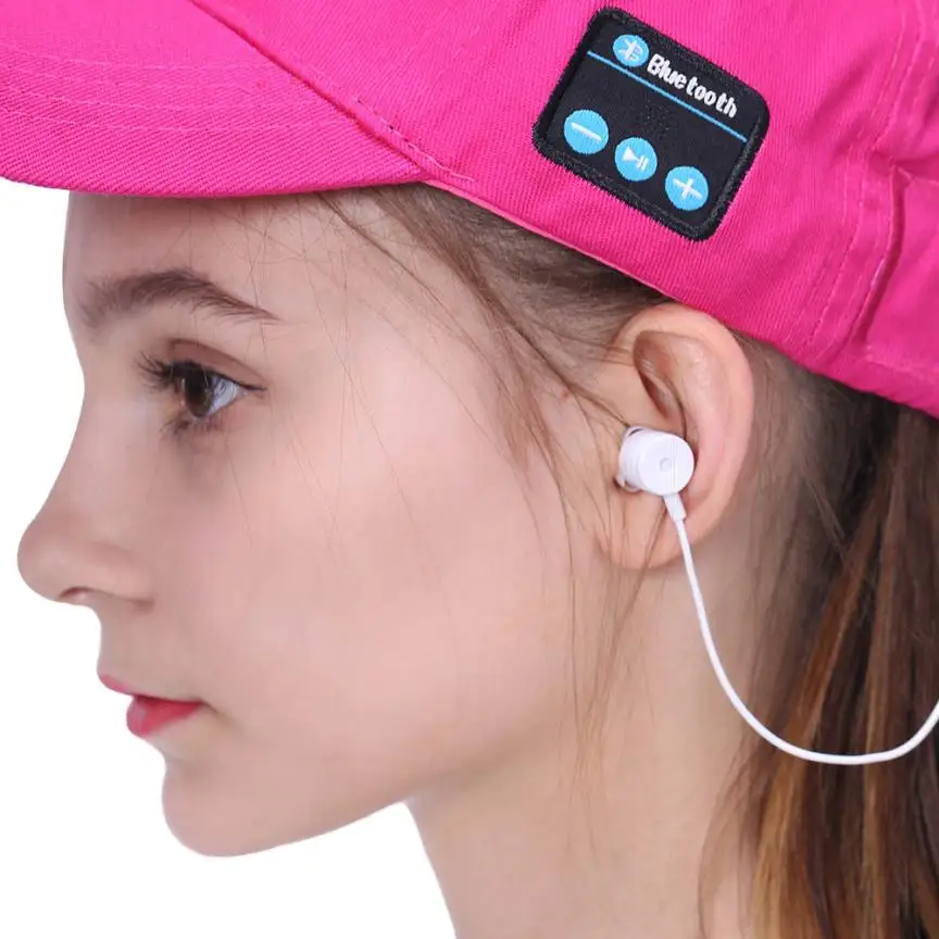 Бейсбольная Кепка унисекс модная Bluetooth шляпа бейсбольная Кепка наушники звонки, музыка шляпа от солнца HX0328