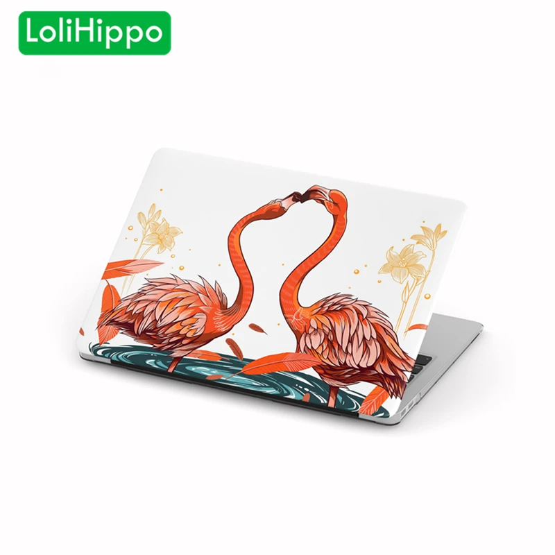 LoliHippo Фламинго серии защитный футляр для ноутбука Apple Macbook Air Pro 11 12 13 15 дюймов retina