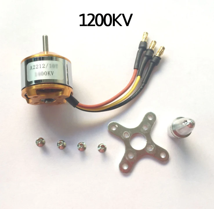 Серый Электрический Фитнес оборудование Общие аксессуары A2212 930/1000/1400/2200KV бесщеточный авиационный двигатель модель хобби - Цвет: Серый
