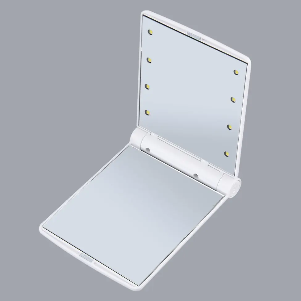 Модные женские туфли косметическое зеркало складной Портативный компактный