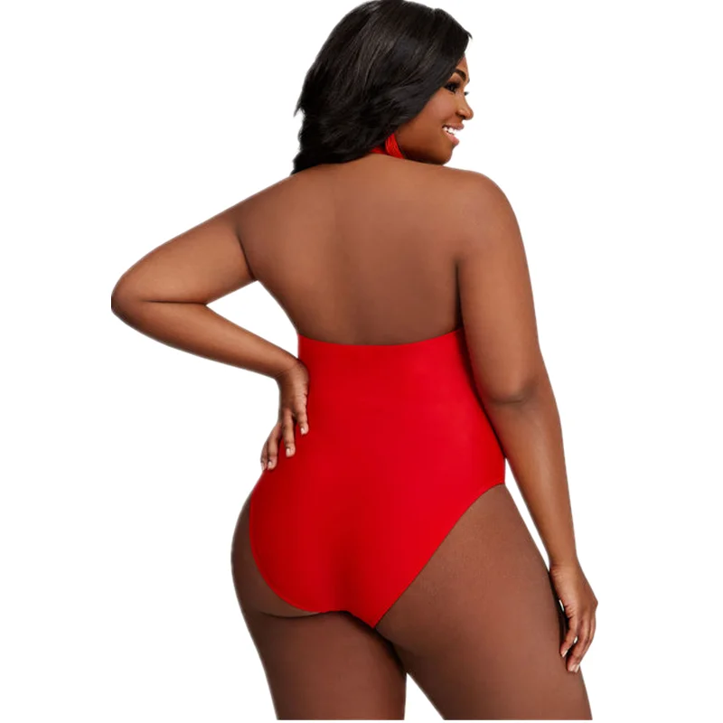 Dødelig lukker Hates Plus Size Swimming suit for Women One Piece Swimsuit Fused Large Size  Swimwear Hater Red Black Swim Bathing Suits Bodysuit 3XL|Body Suits| -  AliExpress